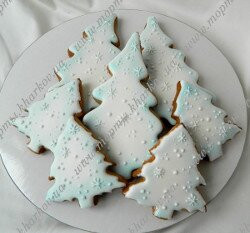 Новогодние пряники ёлочки